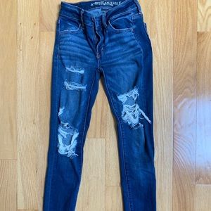 American Eagle ripped jeans